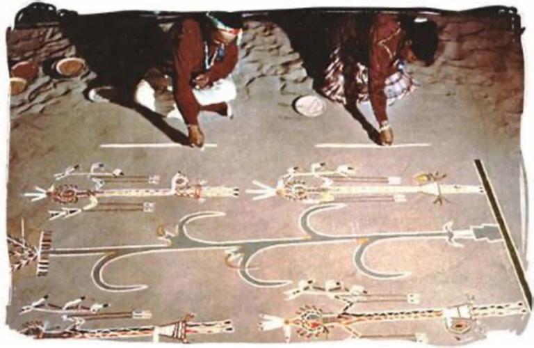 navajo sand painting,Navajo Sand Painting: A Cultural Treasure Unveiled