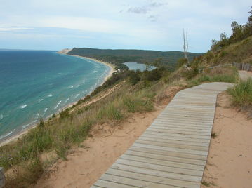 bear sand dunes in michigan,Geological Formation